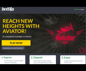 Click to play Aviator - The popular virtual betting game at Bet9ja Play Aviator virtual betting crash game on the Bet9ja platform